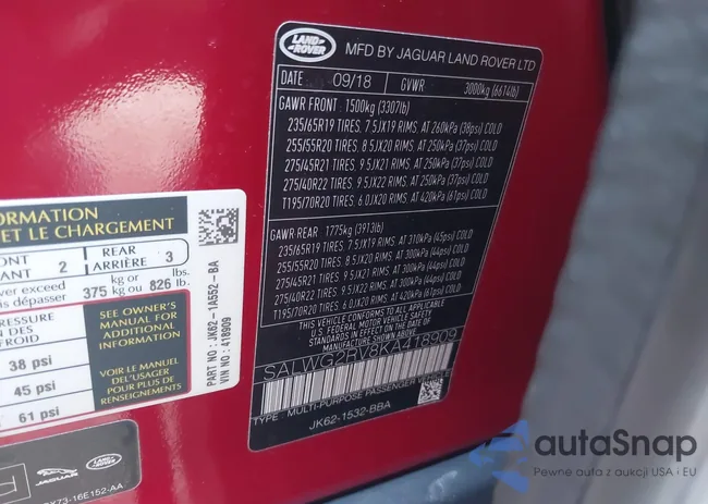 SALWG2RV8KA418909: 44285098