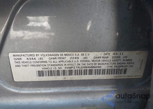 3VWPZ7AJ2BM688696: 44285179