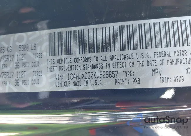 1C4HJXDG0KW529657: 44285204