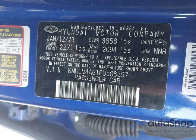 KMHLM4AG1PU508397: 44285243