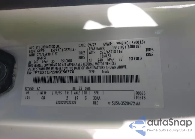 1FTEX1EP2NKE56770: 44285270