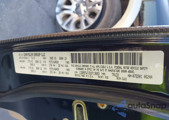 1C6RR7WT3DS713693: 44285324