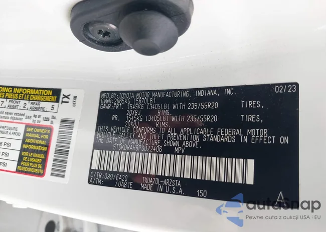 5TDKDRAH8PS022406: 44285383