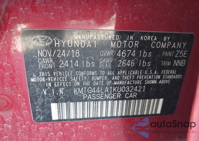 KMTG44LA1KU032421: 44285388