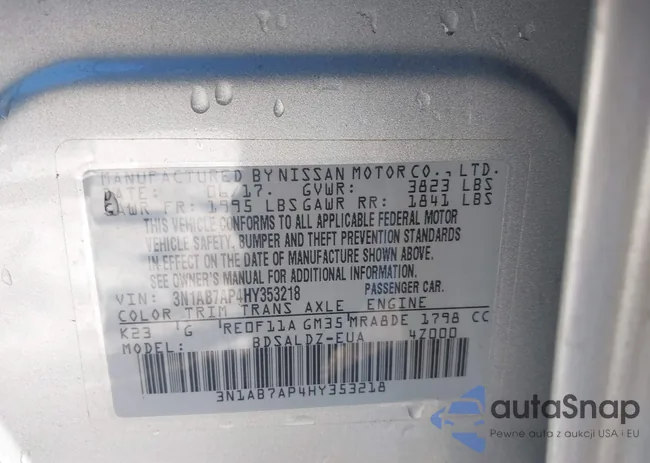 3N1AB7AP4HY353218: 44285433