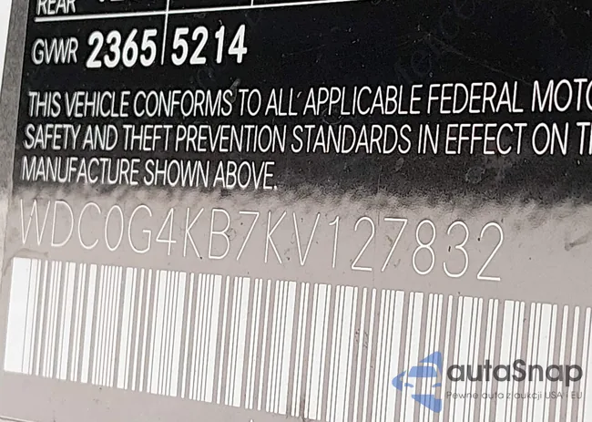 WDC0G4KB7KV127832: 44285552