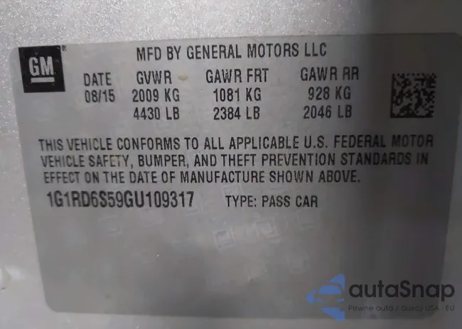 1G1RD6S59GU109317: 44285578
