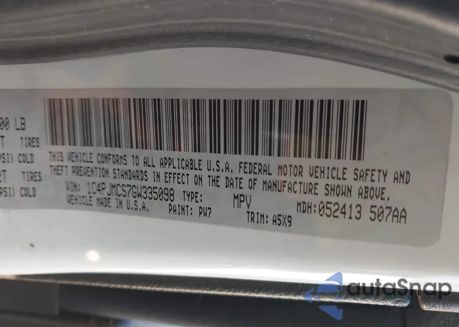 1C4PJMCS7GW335098: 44285593