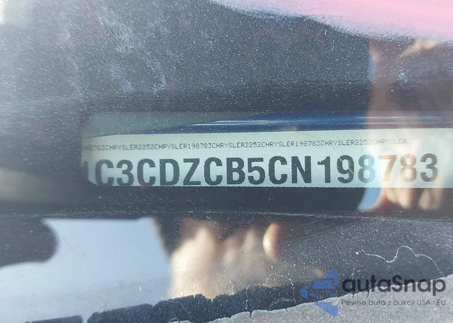 1C3CDZCB5CN198783: 44285632