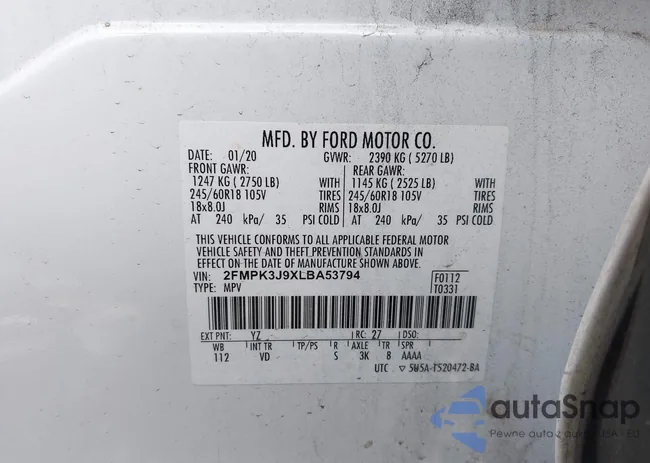 2FMPK3J9XLBA53794: 44285657