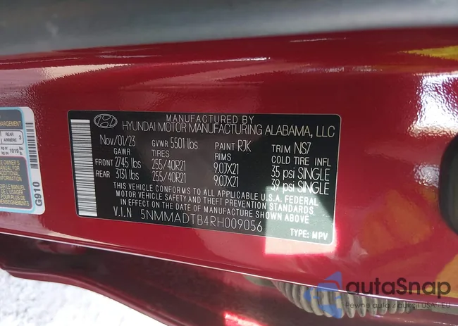 5NMMADTB4RH009056: 44284681