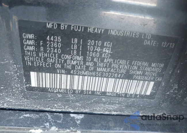 4S3BMBH65E3022647: 44284692