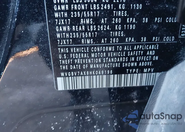 WVGBV7AX8HK049196: 44284724