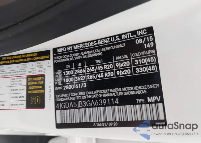 4JGDA5JB3GA639114: 44284730