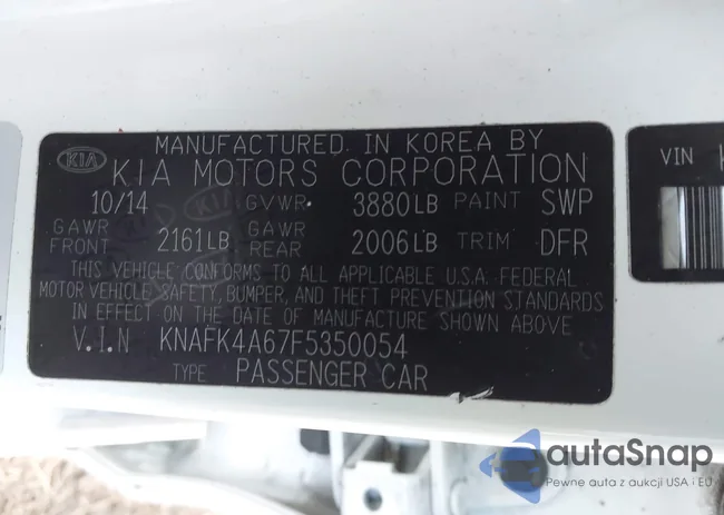 KNAFK4A67F5350054: 44284775