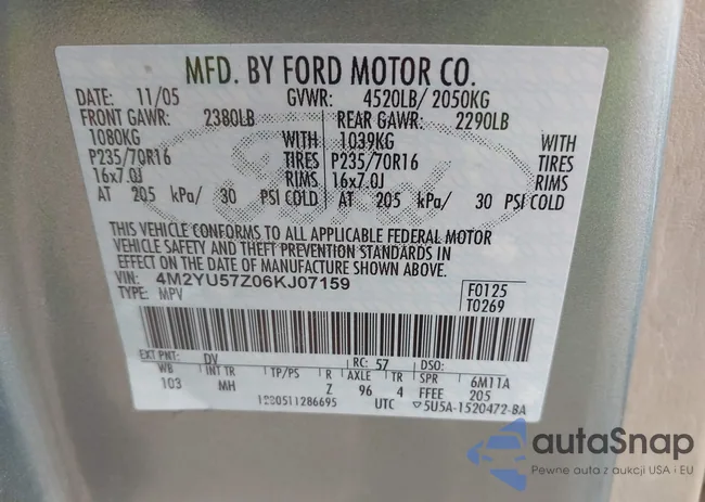 4M2YU57Z06KJ07159: 44284829