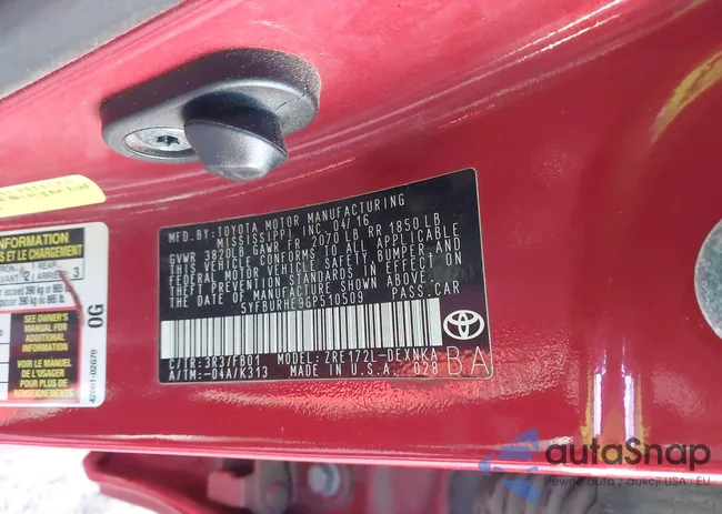 5YFBURHE9GP510509: 44284865