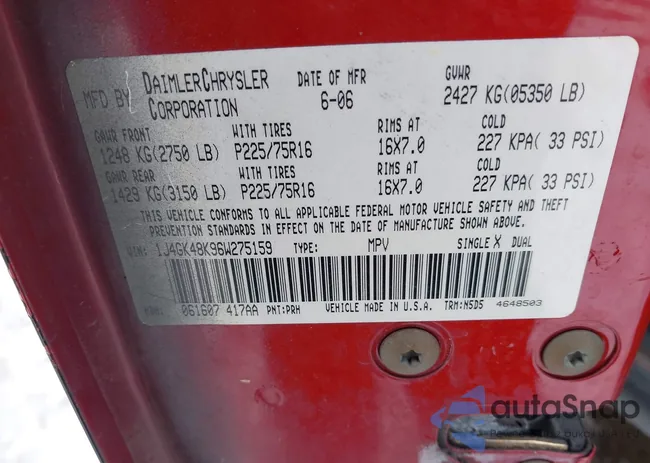 1J4GK48K96W275159: 44284909