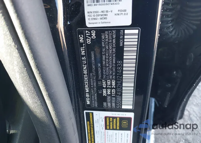 55SWF4JB2HU214838: 44284938