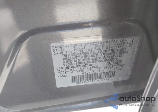 3N1AB7AP1FL692531: 44284949