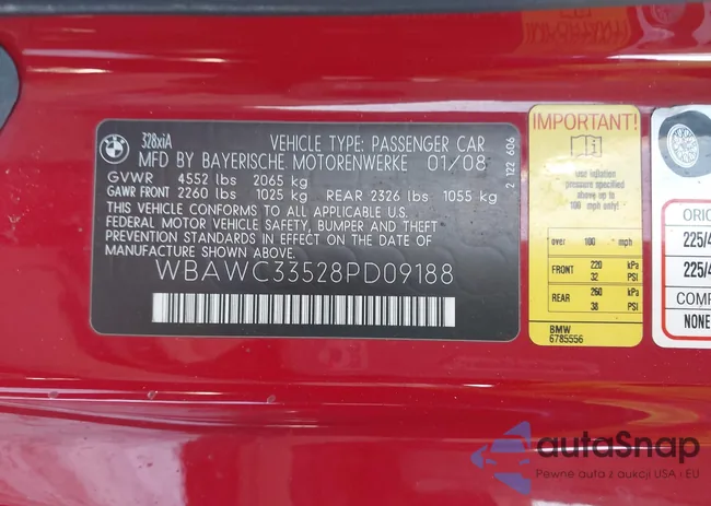 WBAWC33528PD09188: 44284980