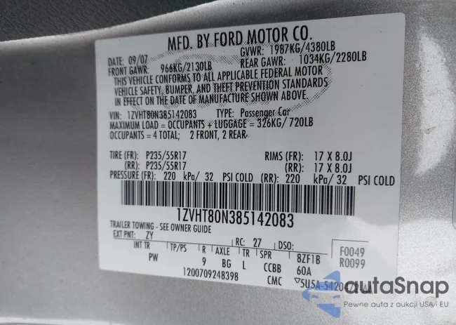 1ZVHT80N385142083: 44286093