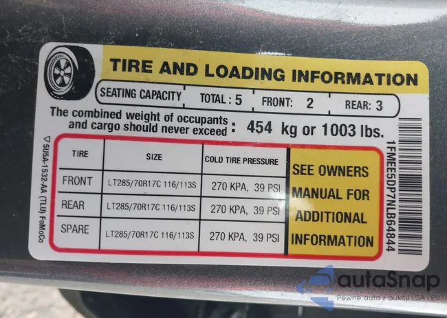 1FMEE5DP7NLB64844: 44286230