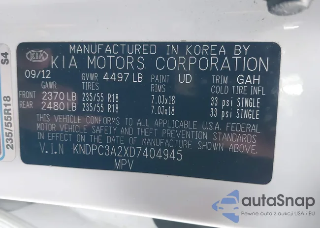 KNDPC3A2XD7404945: 44286293