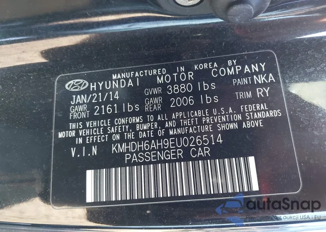 KMHDH6AH9EU026514: 44286295