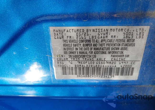 3N1AB8CV0MY234139: 44286317