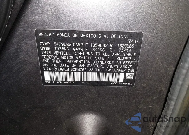 3HGGK5H8XFM762128: 44286364