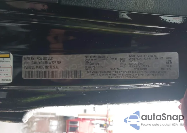 1C4HJXDN6MW725703: 44286460