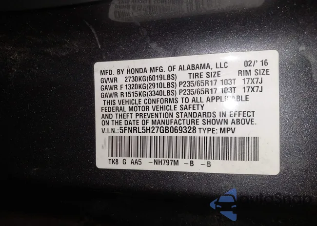 5FNRL5H27GB069328: 44286551