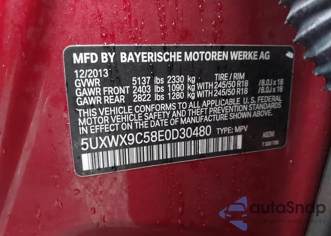 5UXWX9C58E0D30480: 44285685