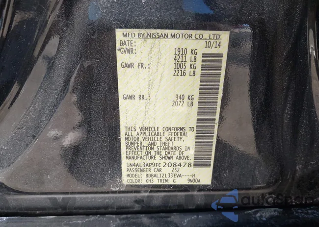 1N4AL3AP9FC208478: 44285701