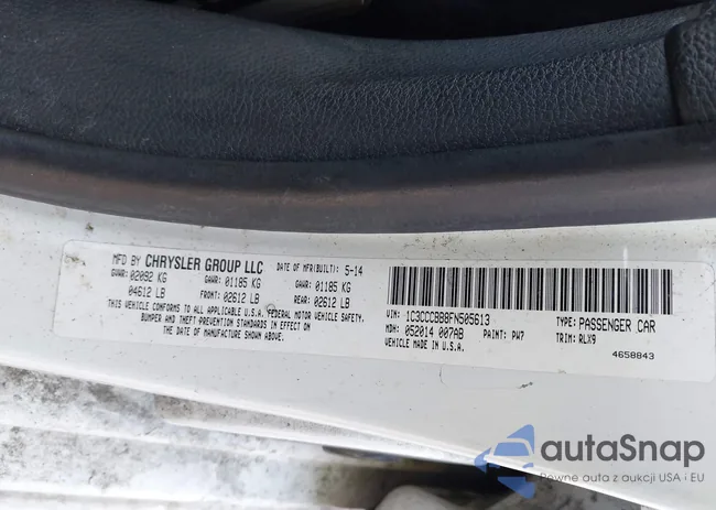 1C3CCCBB8FN505613: 44287076