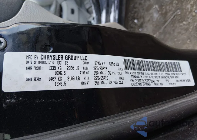 2C4RC1BG5DR578041: 44287121