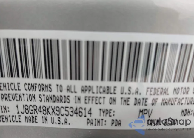 1J8GR48KX9C534614: 44287135