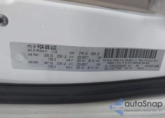 2C4RDGCG2KR622878: 44287157