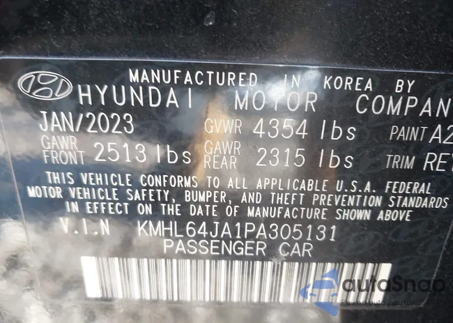 KMHL64JA1PA305131: 44287344