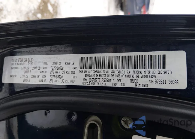 1C6RR7TT1FS769414: 44287385