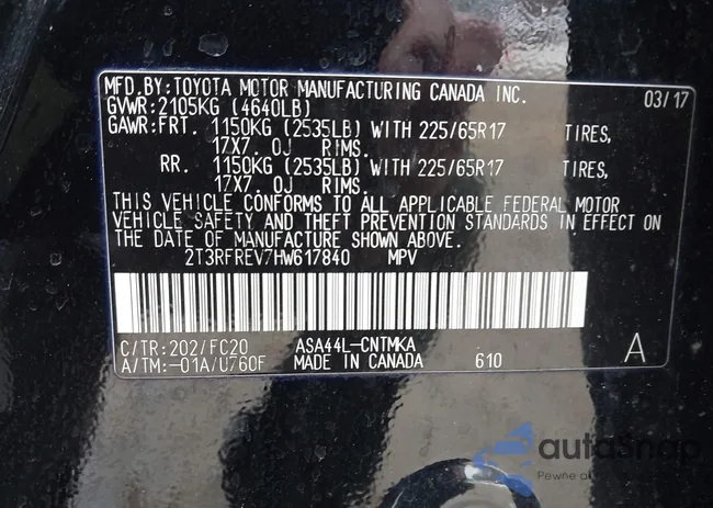 2T3RFREV7HW617840: 44286802