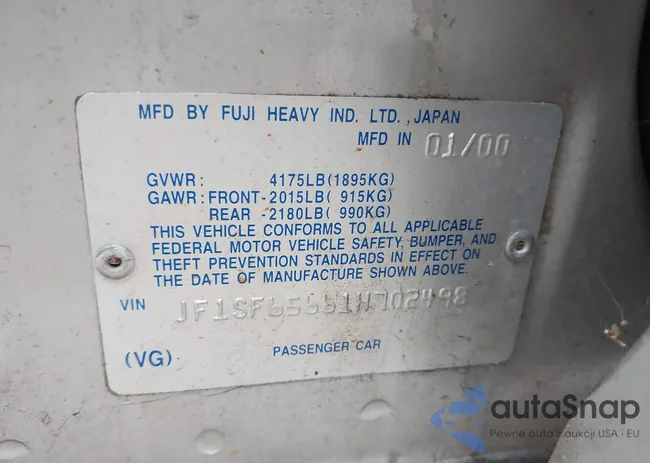 JF1SF65661H702498: 44287031