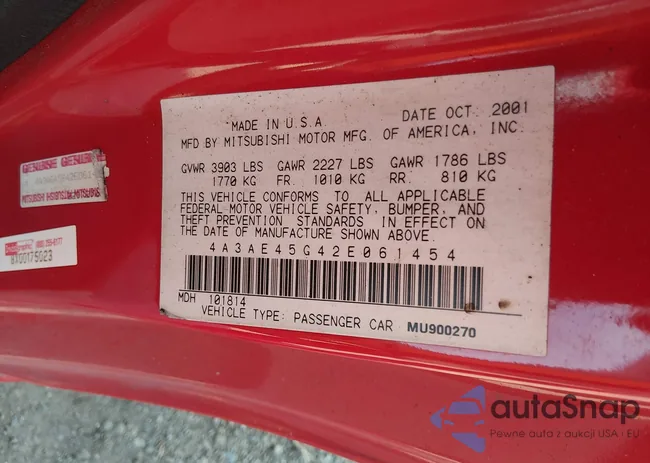 4A3AE45G42E061454: 44288250