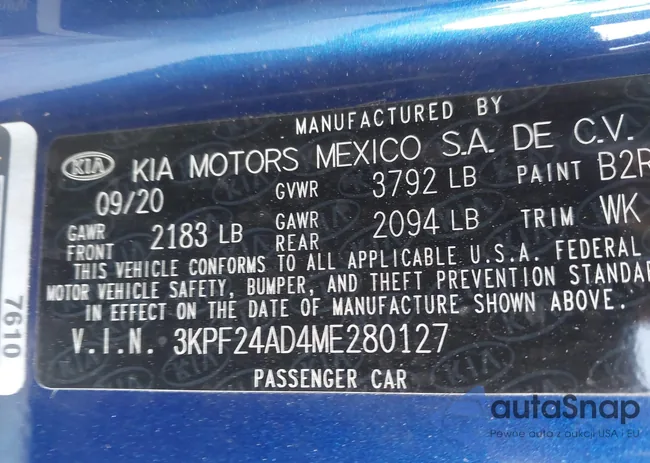 3KPF24AD4ME280127: 44288304