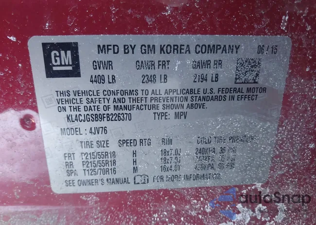 KL4CJGSB9FB226370: 44288310