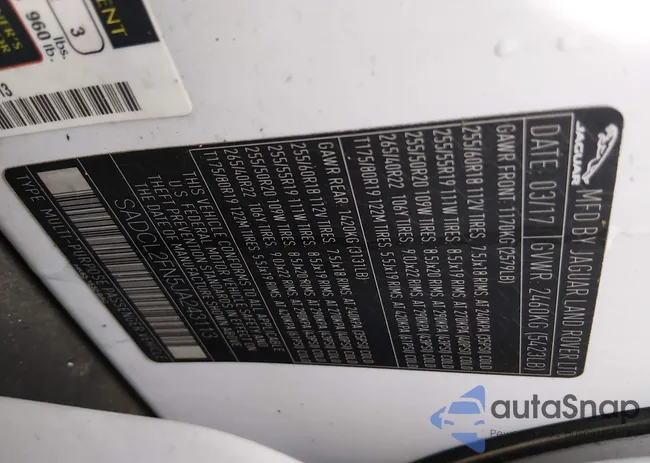 SADCL2FN5JA243113: 44288359