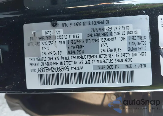 JM3KFBAM2N0595825: 44288426