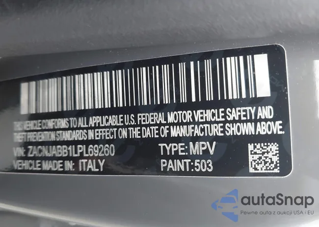 ZACNJABB1LPL69260: 44288653