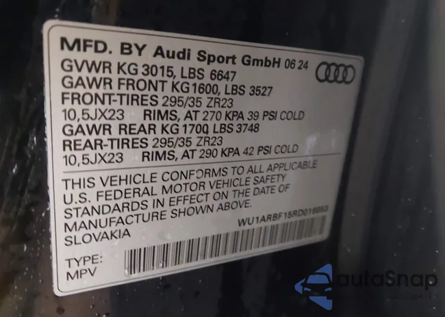 WU1ARBF15RD016953: 44287704